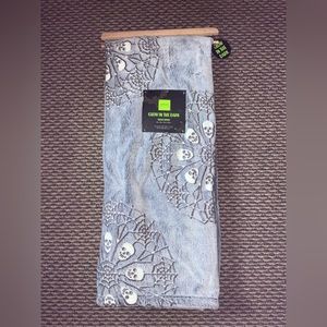 Glow in the Dark Skulls and Spiderwebs Blanket